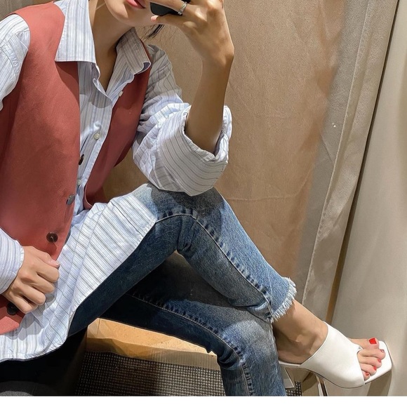 Mango bovine leather sandals bloggers favorite - Picture 8 of 17